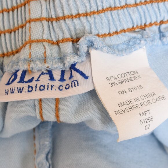 Vintage 90s Cotton/Spandex Pants by Blair size 16 PT |‎ 31-34 waist - Picture 11 of 11